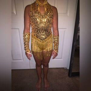 Weissman Gold Dance Costume